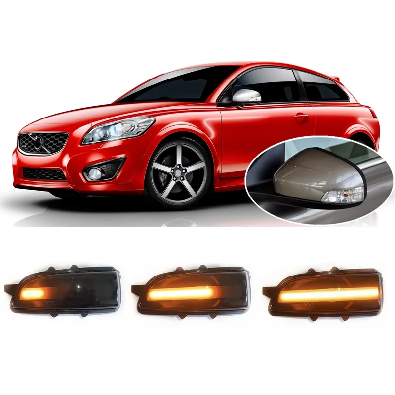 

for Volvo C30 533 2006 2007 2008 2009 2010 2011 2012 2013 Dynamic LED Blinker Indicator Mirror Turn Light Signal Repeater