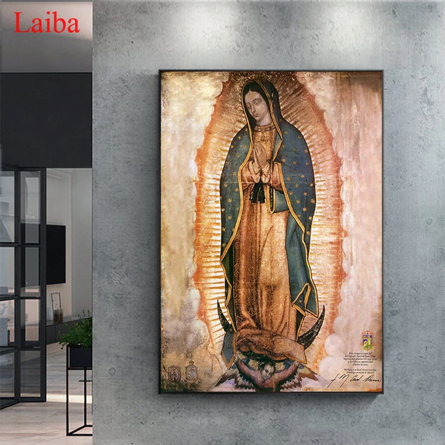 

5d Diy Diamond Painting Virgin Mary diamond rhinestone full square drill,full round diamond embroidery mosaic home decor