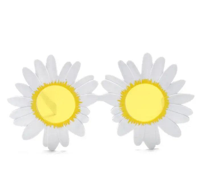 

Sunglasses Toddler Kids Girl Boy Vintage Flower Round Anti-UV Daisy Shape Party Colorful Cute Eyewear Photography Outdoor Beach