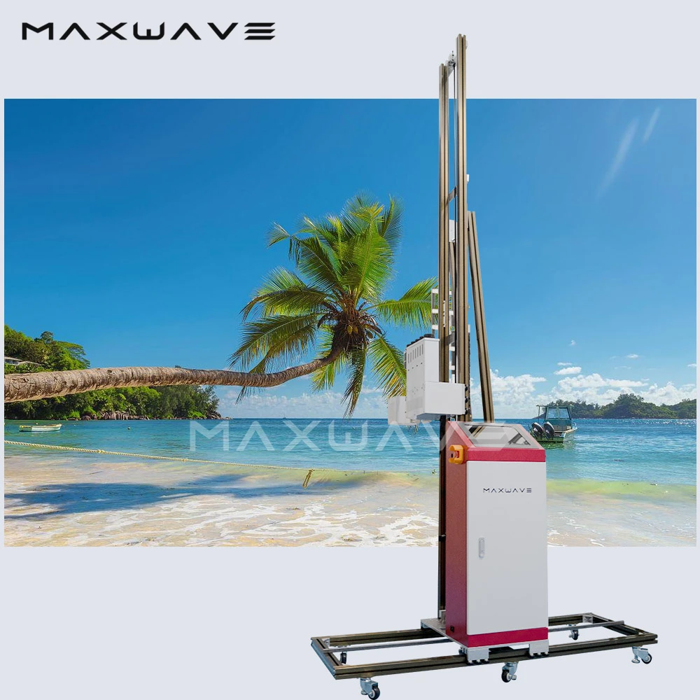 3D вертикальный настенный принтер с УФ-колесами большой формат печати прямые