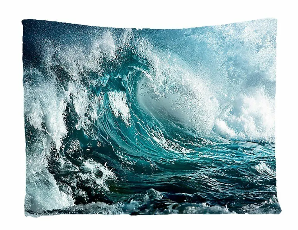 

Wave Ocean Bohemian Wall Tapestries