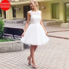 Женское Короткое свадебное платье It's yiiya, белое кружевное платье для свадьбы и вечеринки на лето 2022