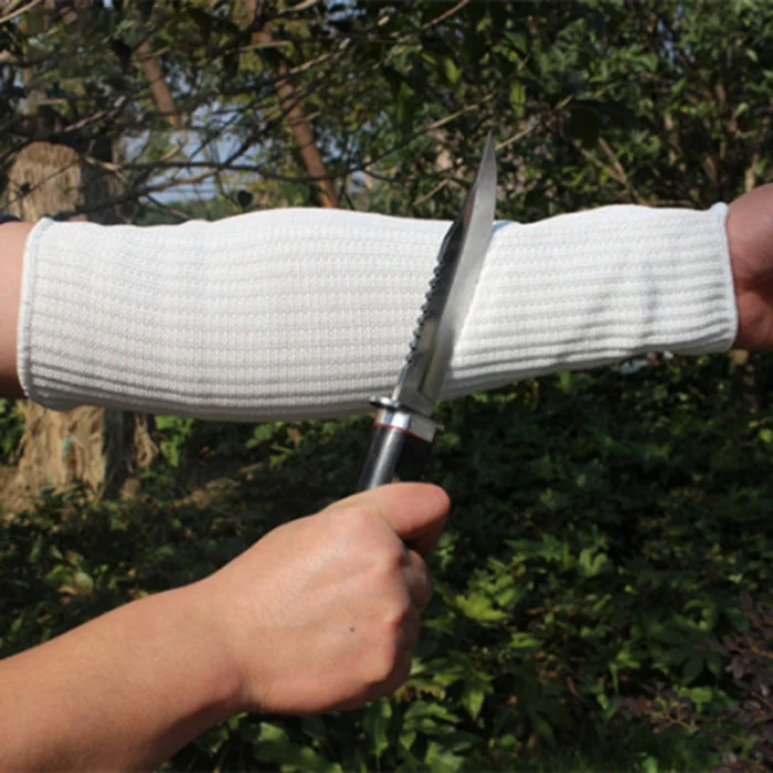 1 Pcs Outdoor Work Safety Arm Guard Sleeve Anti-cutting Protective Cut-resistant Sleeve Workplace Safety Protection Defensive