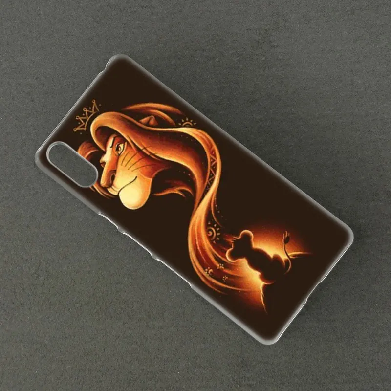 Король Лев жесткий чехол для Sony Xperia L1 L2 L3 X XA XA1 XA2 XA3 ультра 10 плюс E5 XZ XZ1 XZ2 компактный XZ3 XZ5 2 20 крышка