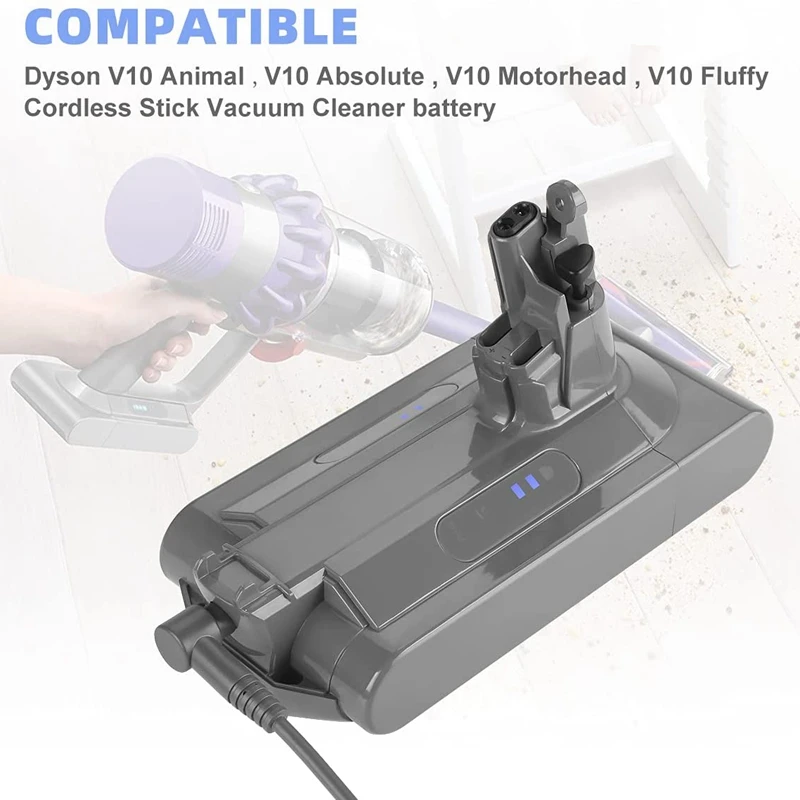 Сменное зарядное устройство для Dyson V10 V15 беспроводной вакуумный источник питания