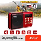Портативное портативное радио, портативное цифровое FM-радио, USB, TF, mp3-плеер, динамик, перезаряжаемый