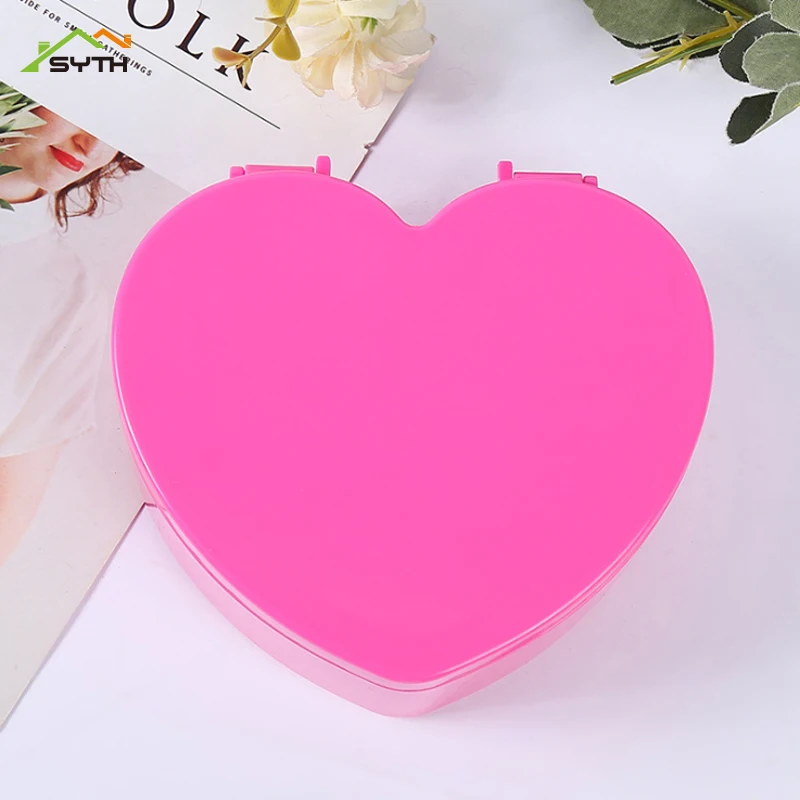 Шкатулка для ювелирных изделий в форме сердца девочек детский футляр косметики с