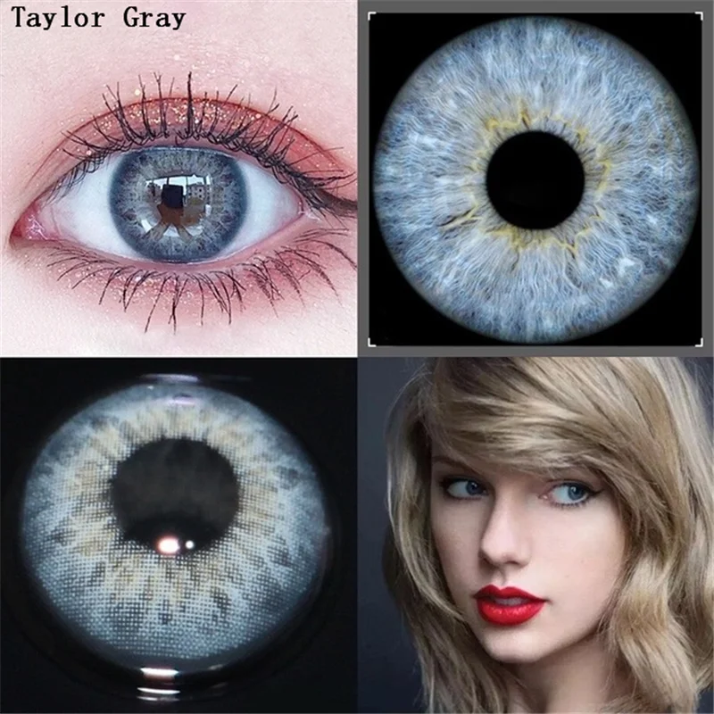 bio essence 1 pair colored contact lenses for eyes russian girl blue lenses monet green eye lenses big eye fashion lenses free global shipping