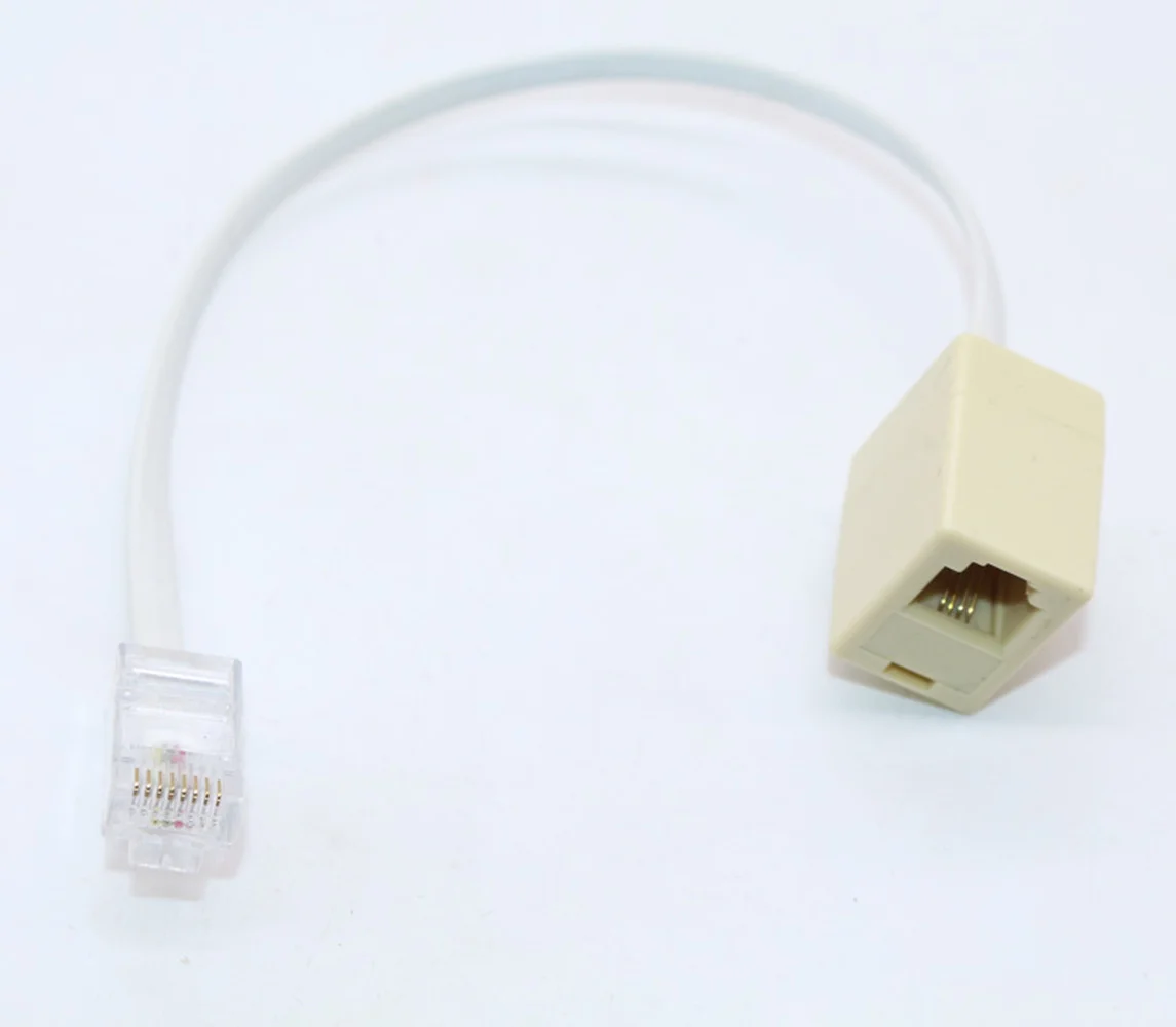 

Direct selling RJ11 to RJ45 adapter, telephone 6P4C to network, telephone line to network cable, telephone splitter