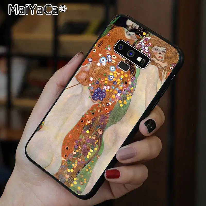 MaiYaCa Gustav Klimt Art TPU мягкие Аксессуары для телефонов Чехол телефона Samsung S9 plus S5 S6 S6edge