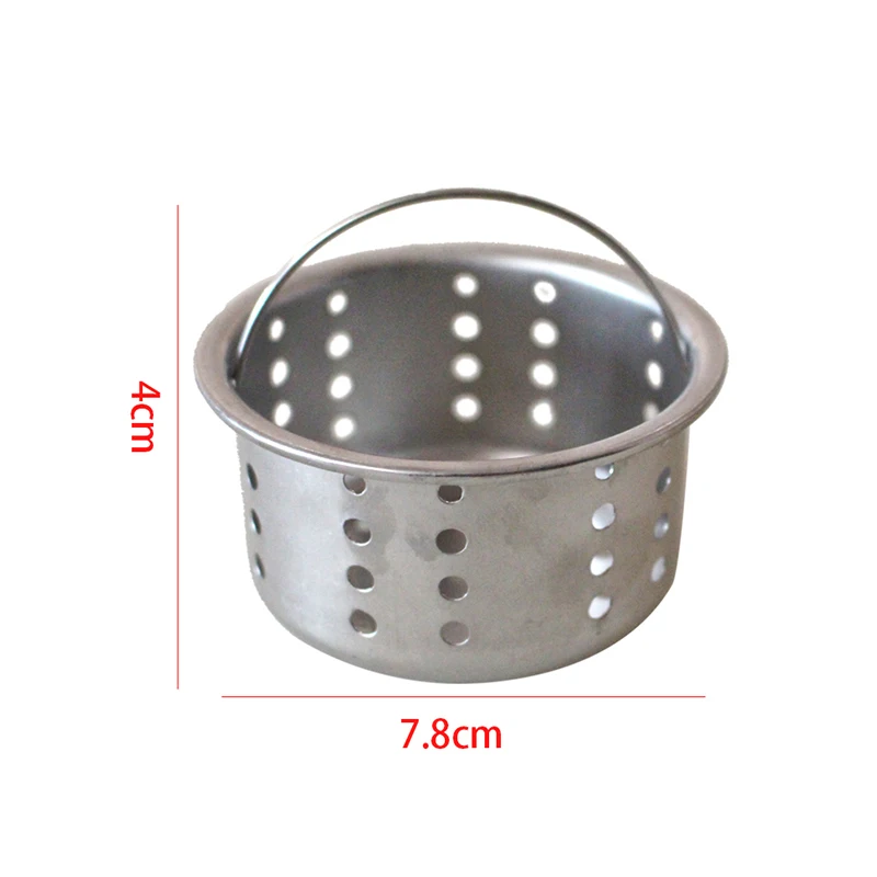 Stainless Steel Basket Floor Drain Sink Filter Waste Plug Bathroom Odor-proof Leak Tool Kitchen Accessories | Дом и сад