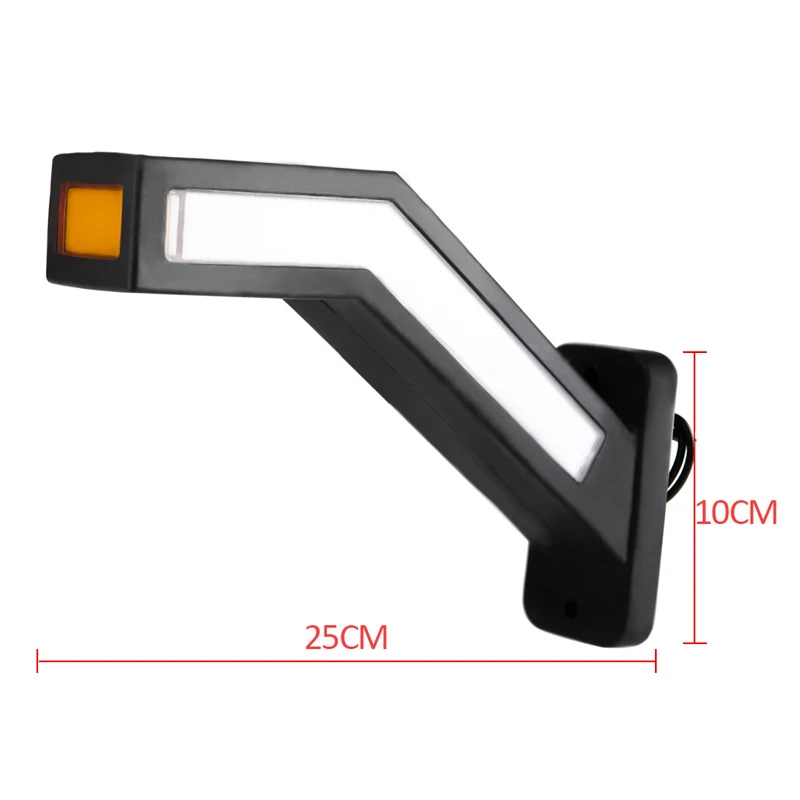 2 шт. стоп сигнал светодиодный боковой маркер Караван Трейлер огни 24v свет