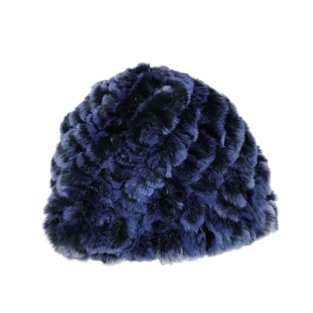 Модные женские зимние искусственные меховые наушники саржевая шапка с ананасом