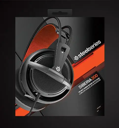 With Retail Box SteelSeries Siberia 200v2 IG обновленная гарнитура электронные спортивные игровые компьютерные наушники PUBG эксклюзивные игровые наушники - Цвет: With Retail Box