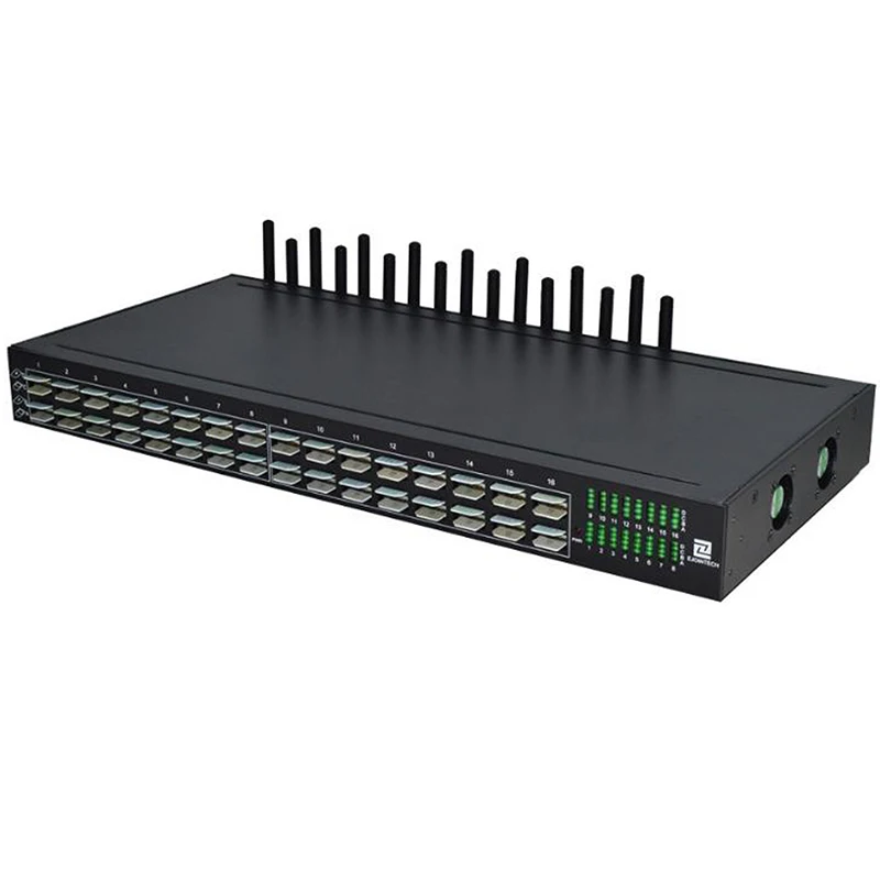 

64 Multi Sim Bulk SMS GSM Modem Change IMEI 16 Port SMS Modem