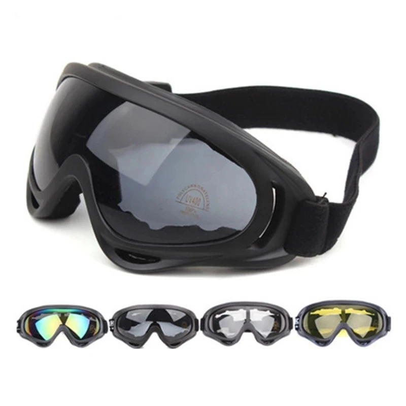 Лыжные очки, маска для сноуборда, зимние солнцезащитные очки для снегохода, мотокросса, катания на коньках, спортивные ветрозащитные пылеза...