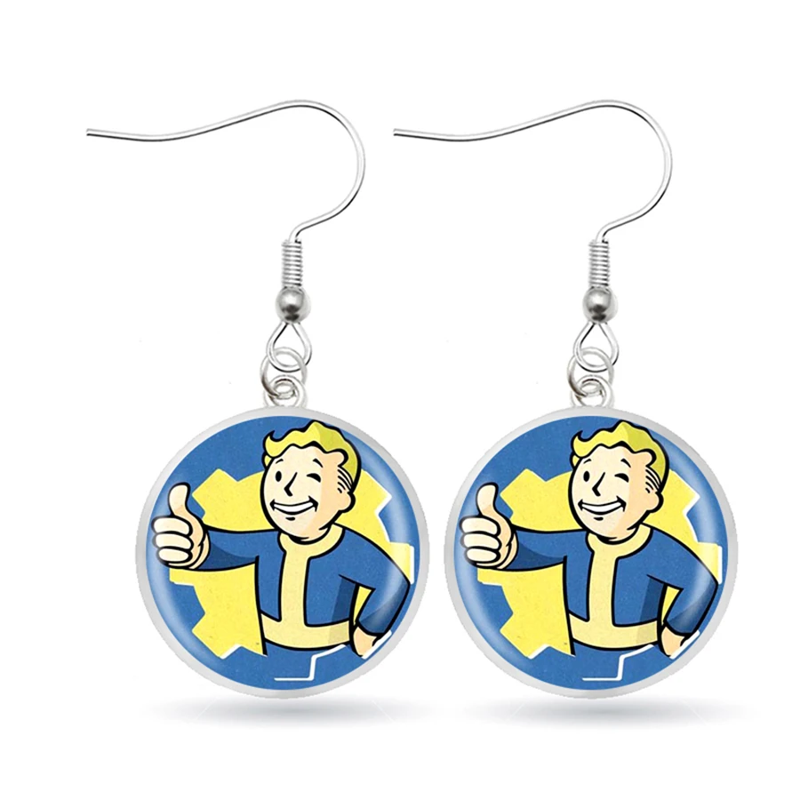 Пип бой Fallout серьги милые Nuka Cola Raduation 4 Висячие модный стиль Косплей хранилище 111