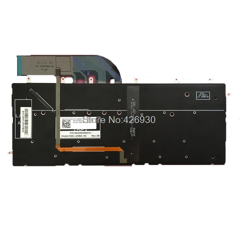 Клавиатура для ноутбука DELL XPS 13 9343 9350 9360 Inspiron 7547 7548 английский MP 14A63USJ920 0DKDXH