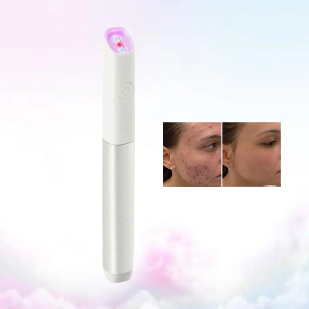 

Acne Scar Removal Pen Blue/Red Light Machine for Anti-Inflammation Scar Removal Treatment Skin Tightening