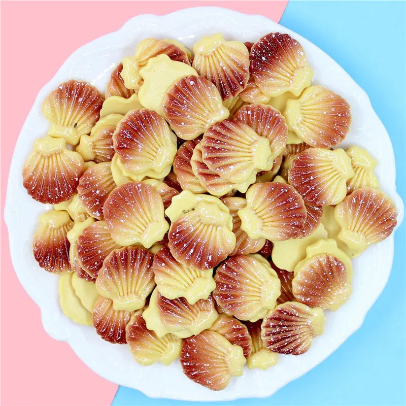 Джули Wang 10 штук искусственный бриллиант из смолы Морская жизнь печенья Подвески