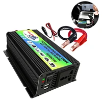 12 220v car power inverter dual usb 3000w max with voltage display auto converter fast charging for vocation camping work trip
