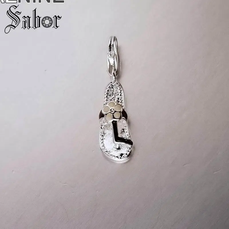 Женские сандалии с цветами подвески сделай сам подходят для браслетов и ожерелий