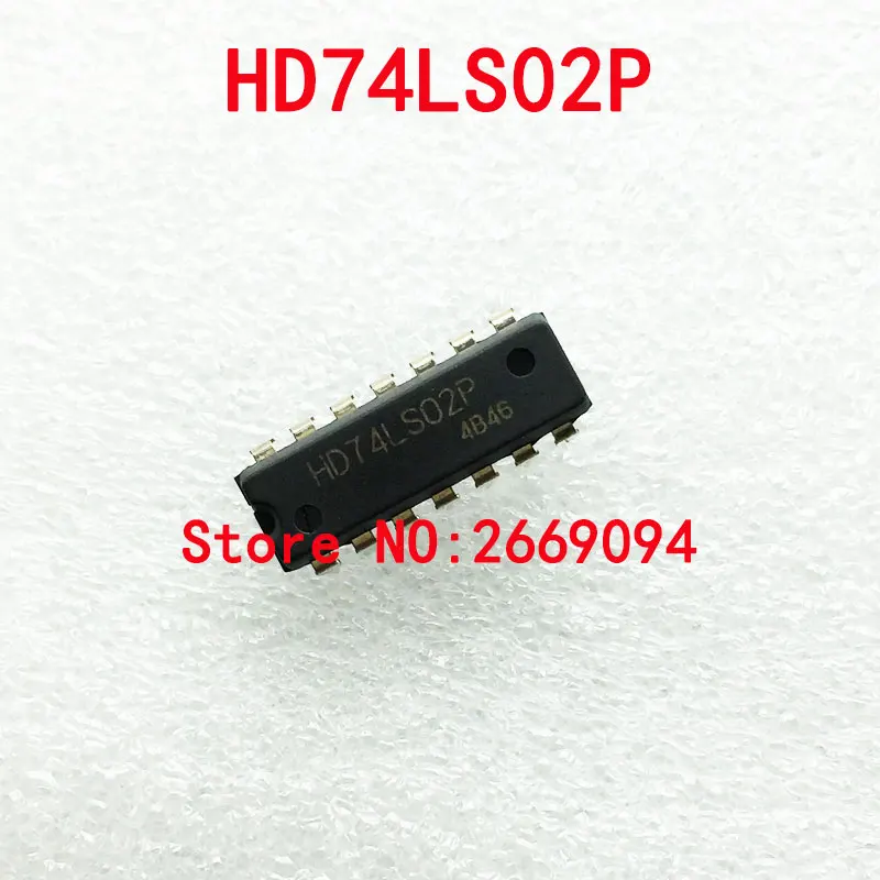 5 шт./10 шт./50 шт./100 шт./500 шт. HD74LS02P 74LS02P DIP14 HD74LS02 DIP SN74LS02N 74LS02N 74LS02 новая и оригинальная