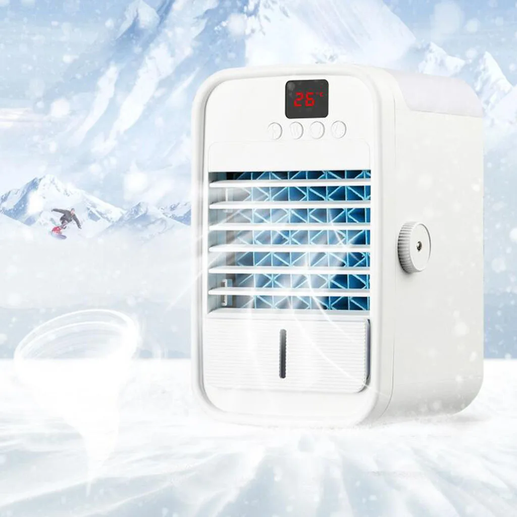 Мини-кондиционер охлаждающий мини-вентилятор для спальни Настольный охладитель