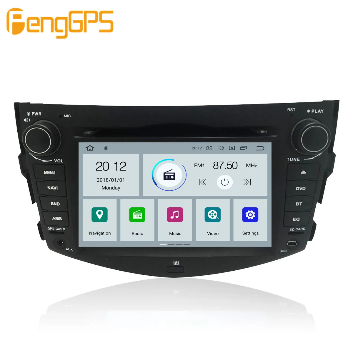 Автомобильный DVD плеер PX5 Android 9 0 4 + 64 ГБ встроенный DSP мультимедийный