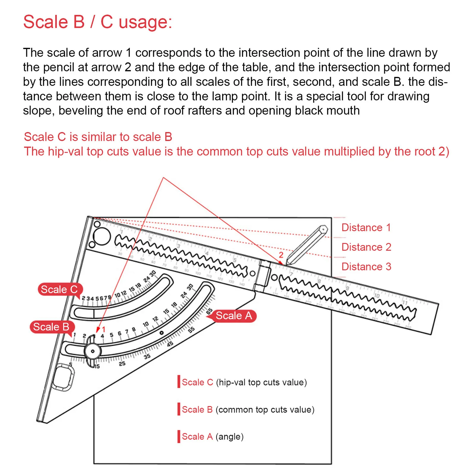 

Triangle Square Ruler Extendable Portable Home Work Layout Tool Aluminum Alloy Carpentry Professional Framing Gauges Tools