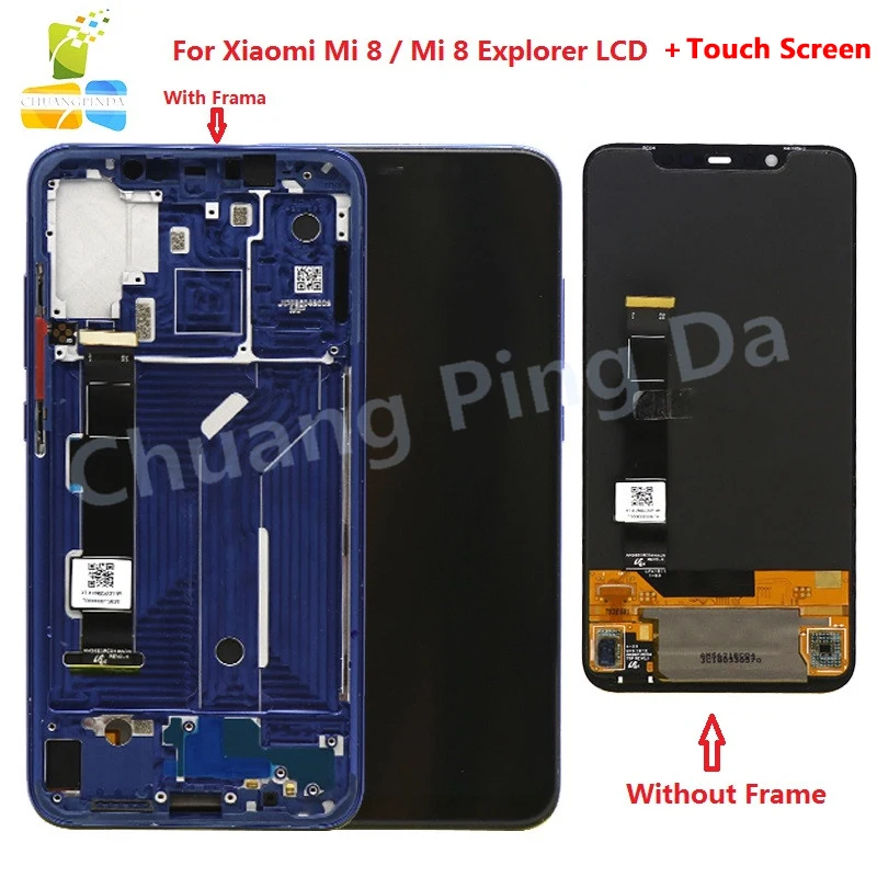 ЖК дисплей для Xiaomi Mi8 Explorer дигитайзер сенсорный экран Замена 8 LCD xiaomi MI SE Amoled