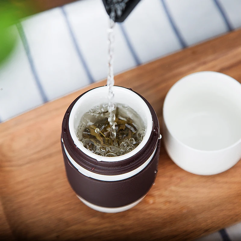 

Чайный набор из костяного фарфора, милый кувшин, садовый роскошный горшок для хранения, дорожный керамический чайный набор для кофе, инстру...