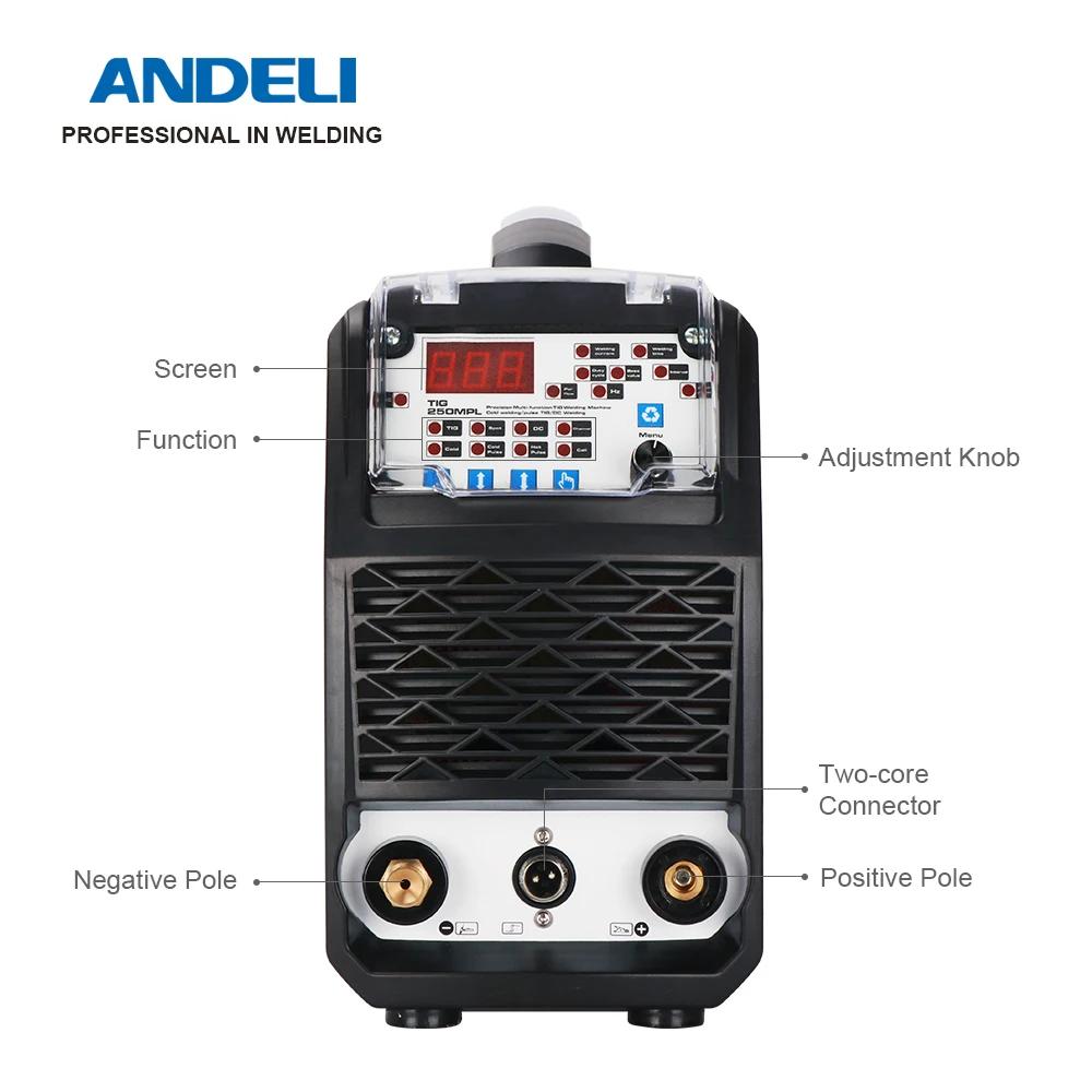 ANDELI TIG 250MPL TIG/TIG Pulse/Cold многофункциональный сварочный аппарат Tube 220V|Сварочные