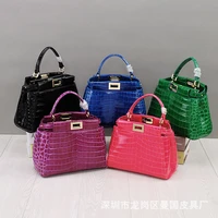 2021 new women bags stylish and luxurious design lychee pattern cowhide shoulder bag handbag shell bag