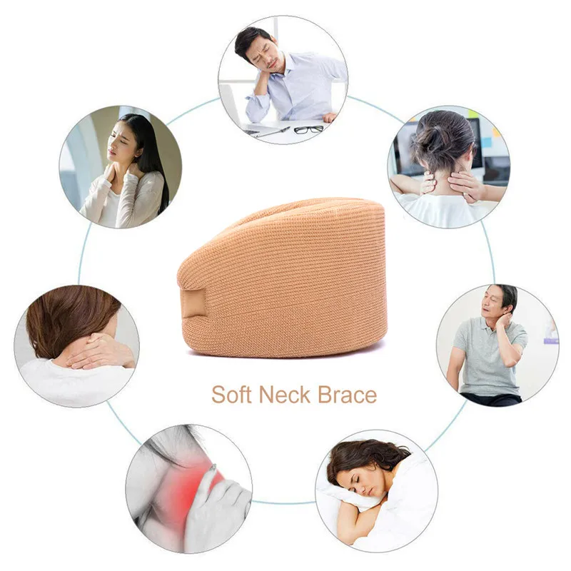 

Adjustable Soft Foam Neck Brace Cervical Traction Support Pillow Neck Therapy Collar Pain Relief Neck Stretcher Posture Brace