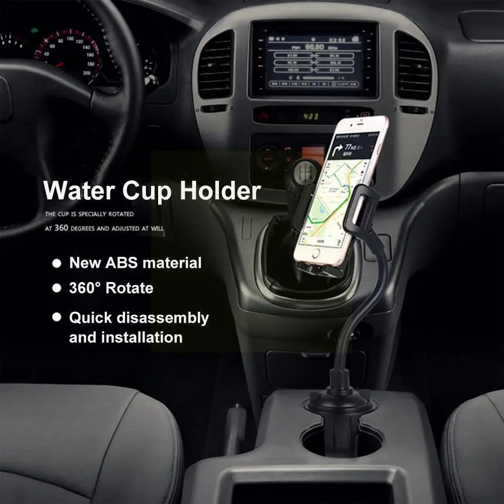 

Universal Handfree Car Water Cup Phone Holder Mount Adjustable Phones All Mobile Support Gooseneck With Compatible U7m8