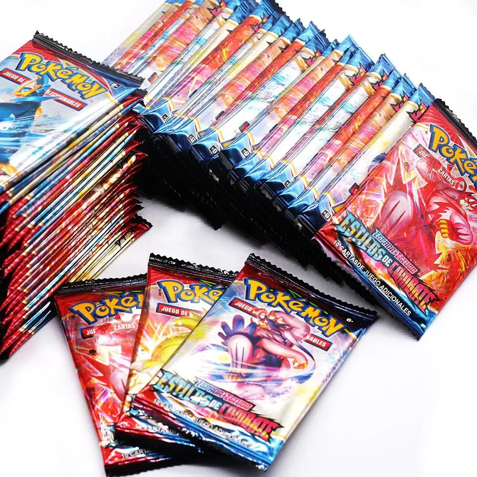 

Spanish Pokemon Cards Toys Spanish Trading Card Game Sword Shield Collection Box Card Espada Escudo Pokmon Card Game For Gift
