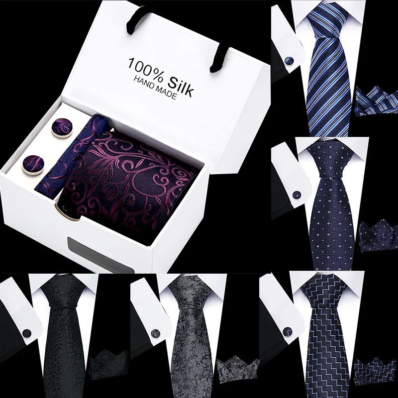 Новые модели галстуков 8 см градиентного цвета галстуки однотонные полосатые и