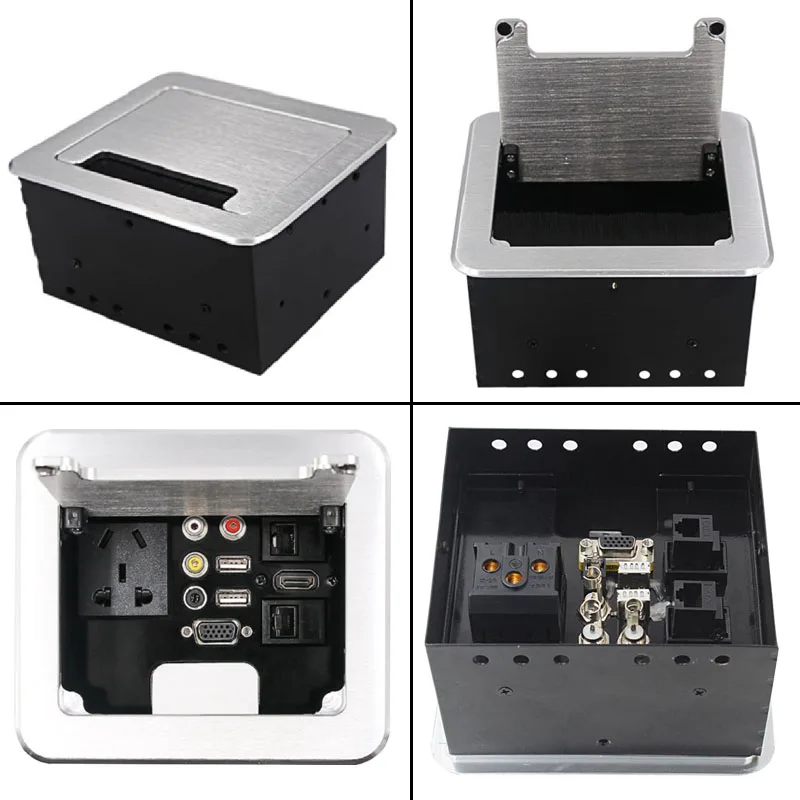 розетка в столешницу Настольная для конференц зала AV USB VGA Сеть HDMI 3 5 мм порт