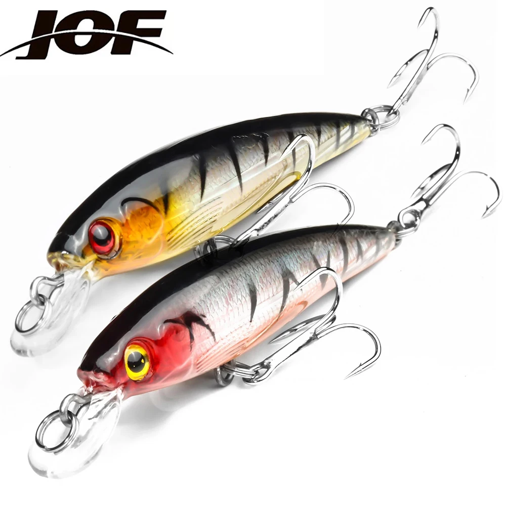 

JOF 1PCS 9cm 7.7g Floating Wobbler Fishing Lure Minnow Hard Bait Quality Professional SwimBait Pesca Crankbait Carp Tackle