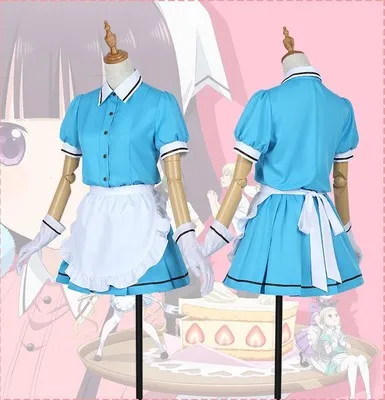 Аниме New Blend S Style кафе садистическая Горничная Косплей Костюм милая девочка