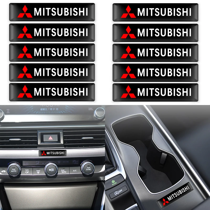 10 шт. автомобильный Стайлинг 3D автомобиля эпоксидной смолы наклейки настенные