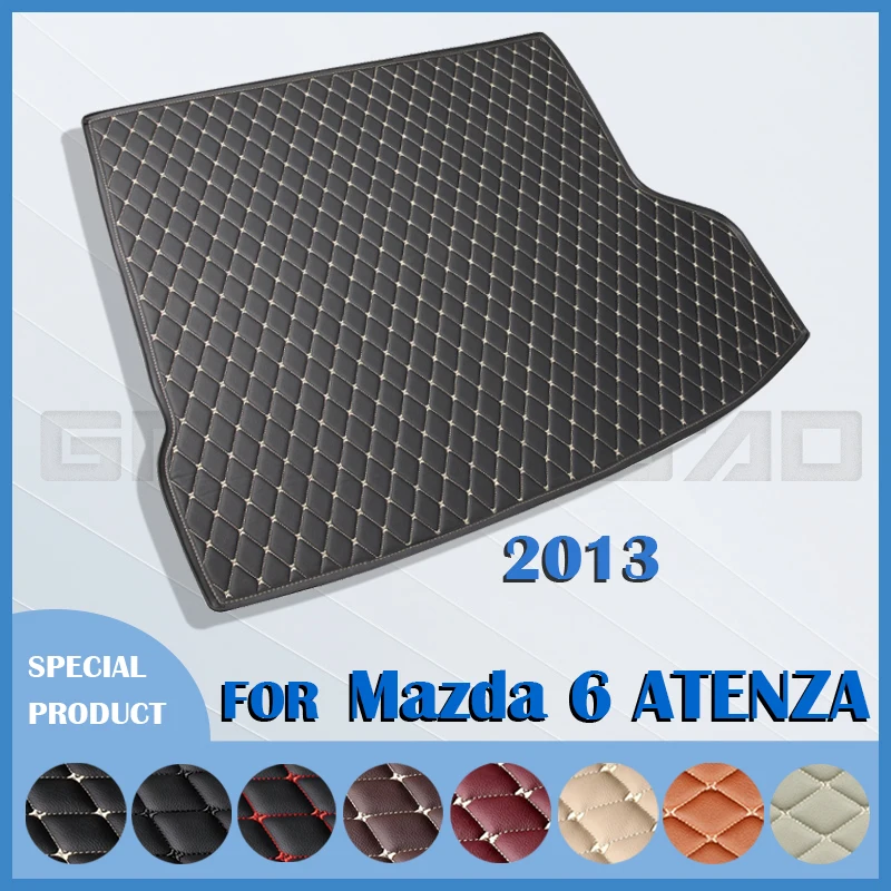 

Car trunk mat for MAZDA 6 ATENZA 2013 cargo liner carpet interior accessories cover