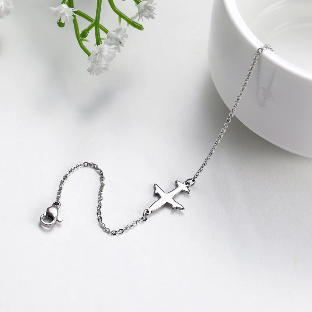 Lucktune Браслет из нержавеющей стали для мужчин и женщин регулируемая цепочка с