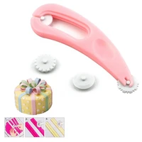 4 wheels fondant icing stitching cutter knife sugar craft paste embosser pastry tools cake decoration mold diy