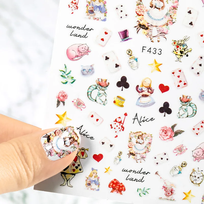 

1 цвет белка 3D наклейка для ногтей слайдер покер цветок лист узор наклейка для ногтей алюминиевая фольга дизайн