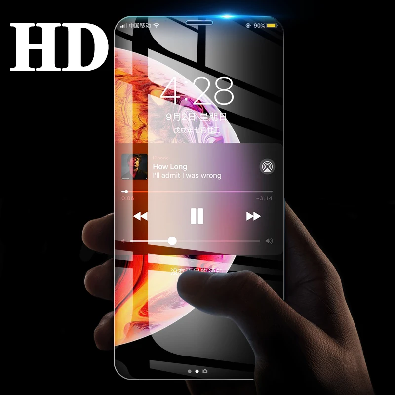Защитное стекло для iPhone X защитная пленка 8 Plus защита экрана Aiphone 5 6 7 XR XS Max