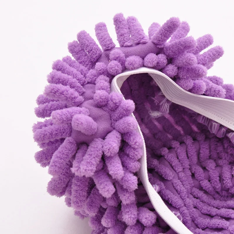 

1pc Dust Cleaner Grazing Slippers House Bathroom Floor Cleaning Mop Cleaner Slipper Lazy Shoes Cover Microfiber Duster Cloth