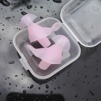 1 pair waterproof swimming silicone swim earplugs soft anti noise ear plug for adult children swimmers hot sale dropshipping