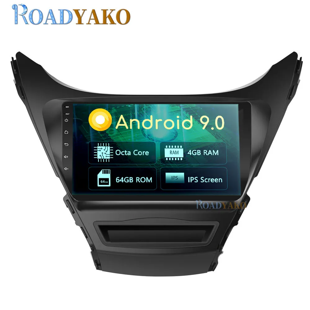 

9'' Android Car Radio Navigation Video Player For Hyundai Elantra 2010-2013 Stereo Auto Car panel GPS Multimedia 2 Din Autoradio